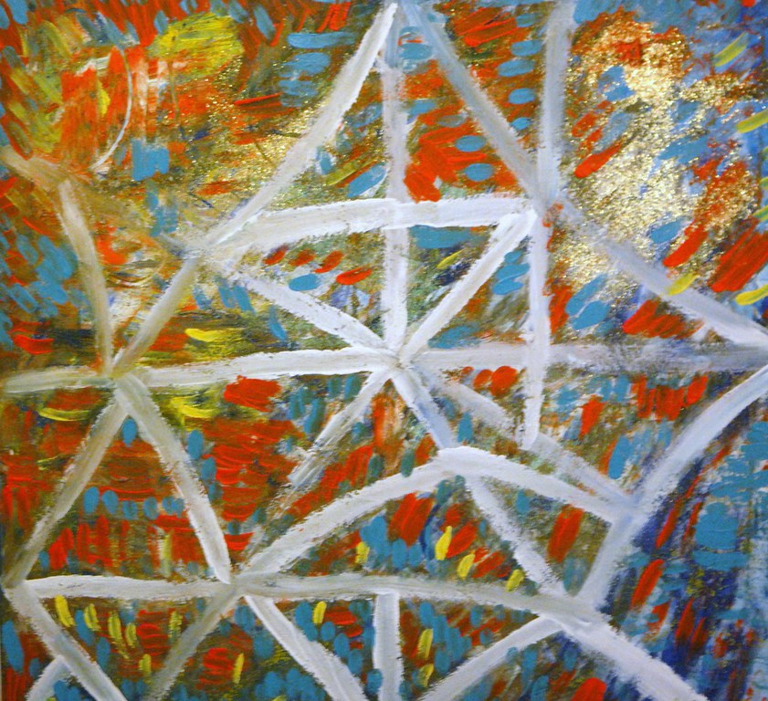 Bunte abstrakte geometrische Formen