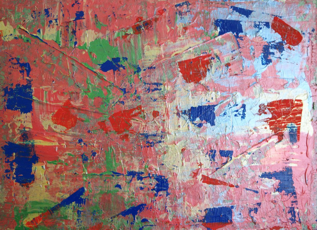 Bunte abstrakte Acrylmalerei